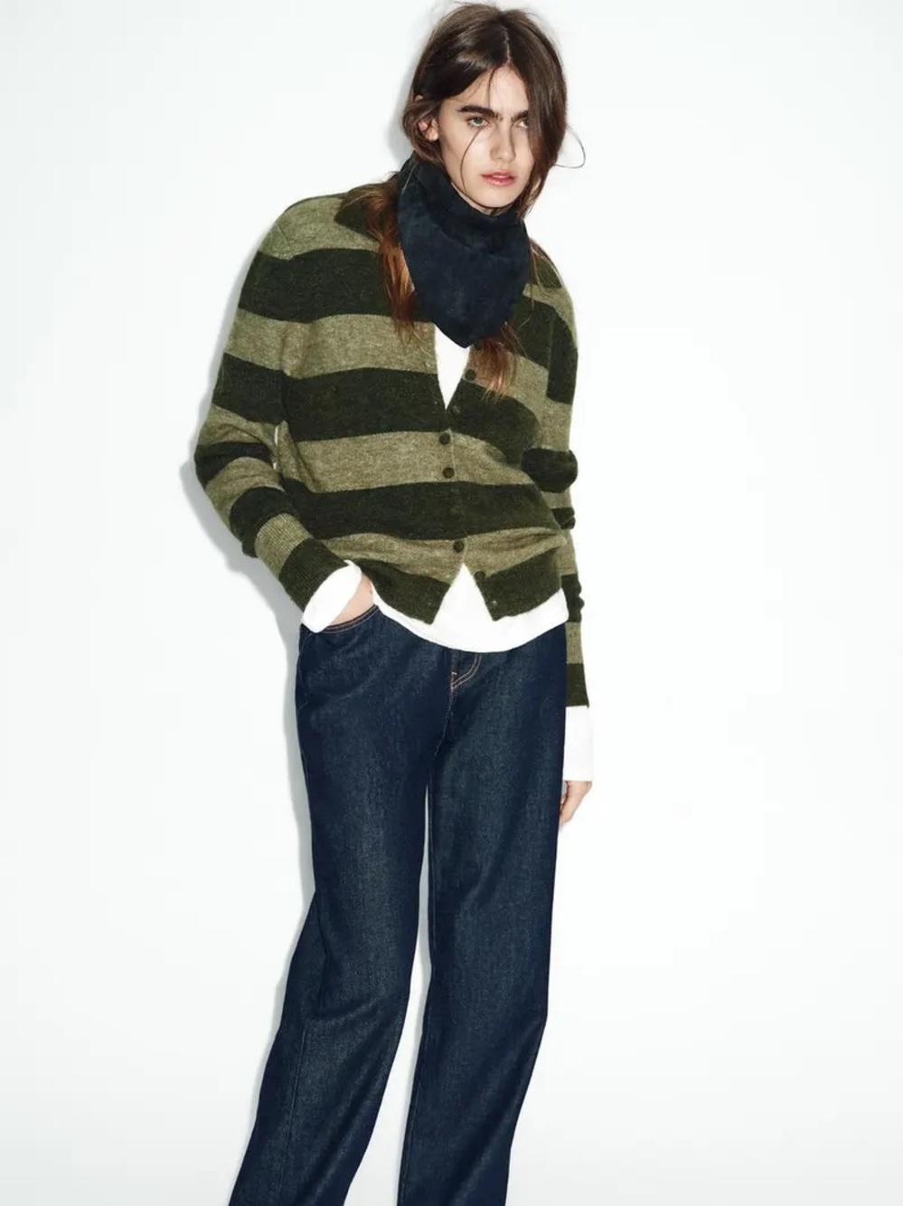 STRIPED CARDIGAN